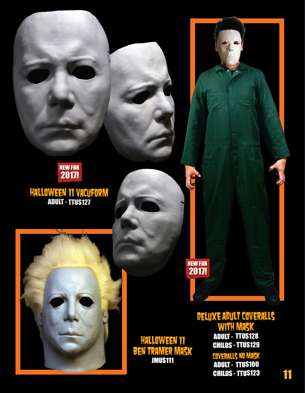 Trick Or Treat Halloween II Michael Myers Vacuform Adult Costume Mask TTUS127 
