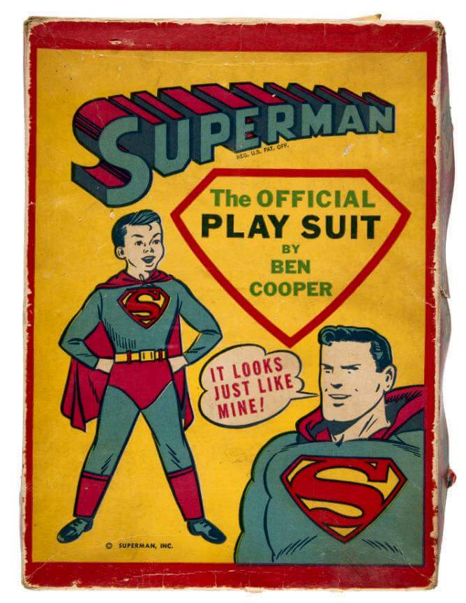 Superman costume by Ben Cooper.
